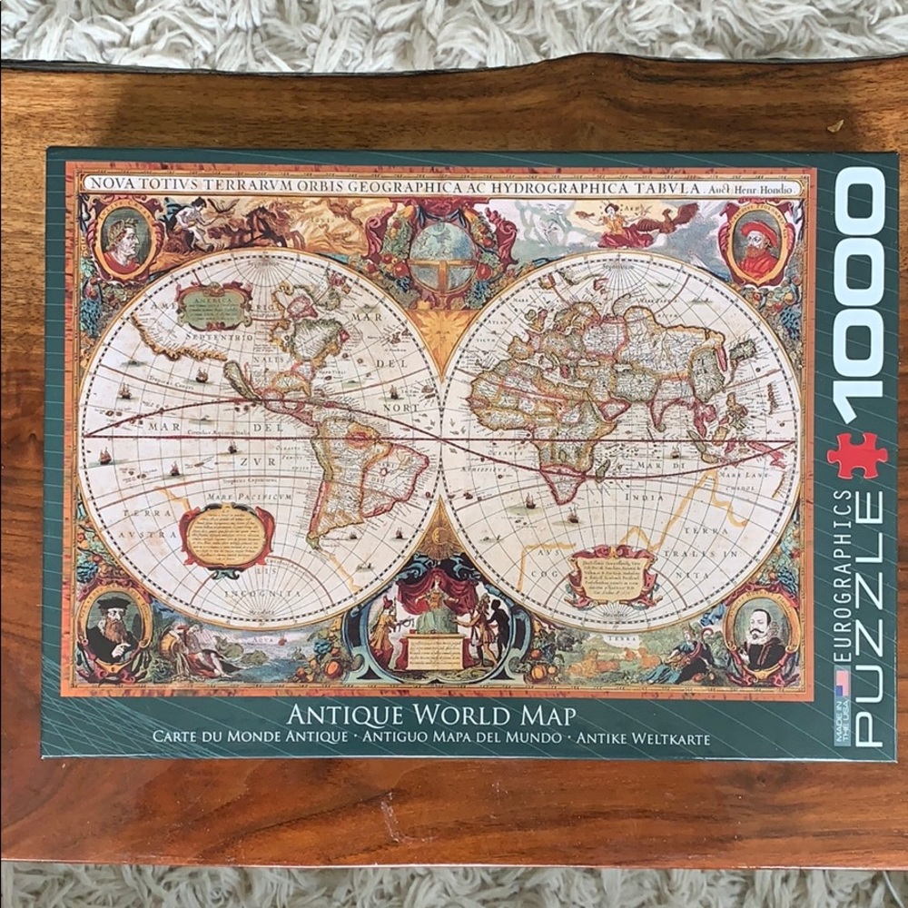 Puzzle! Antique World Map jigsaw puzzle 1000